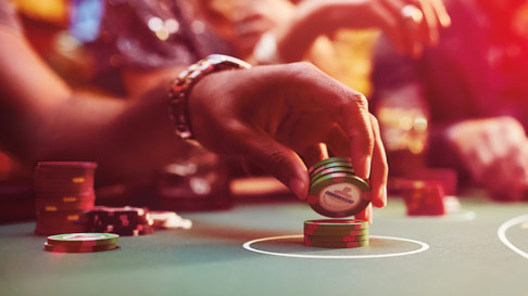 picking up gaming chips